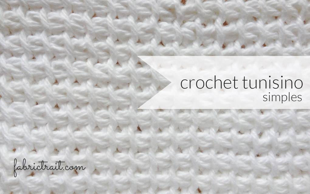 Pontos de Crochet - Crochet Tunisino Simples
