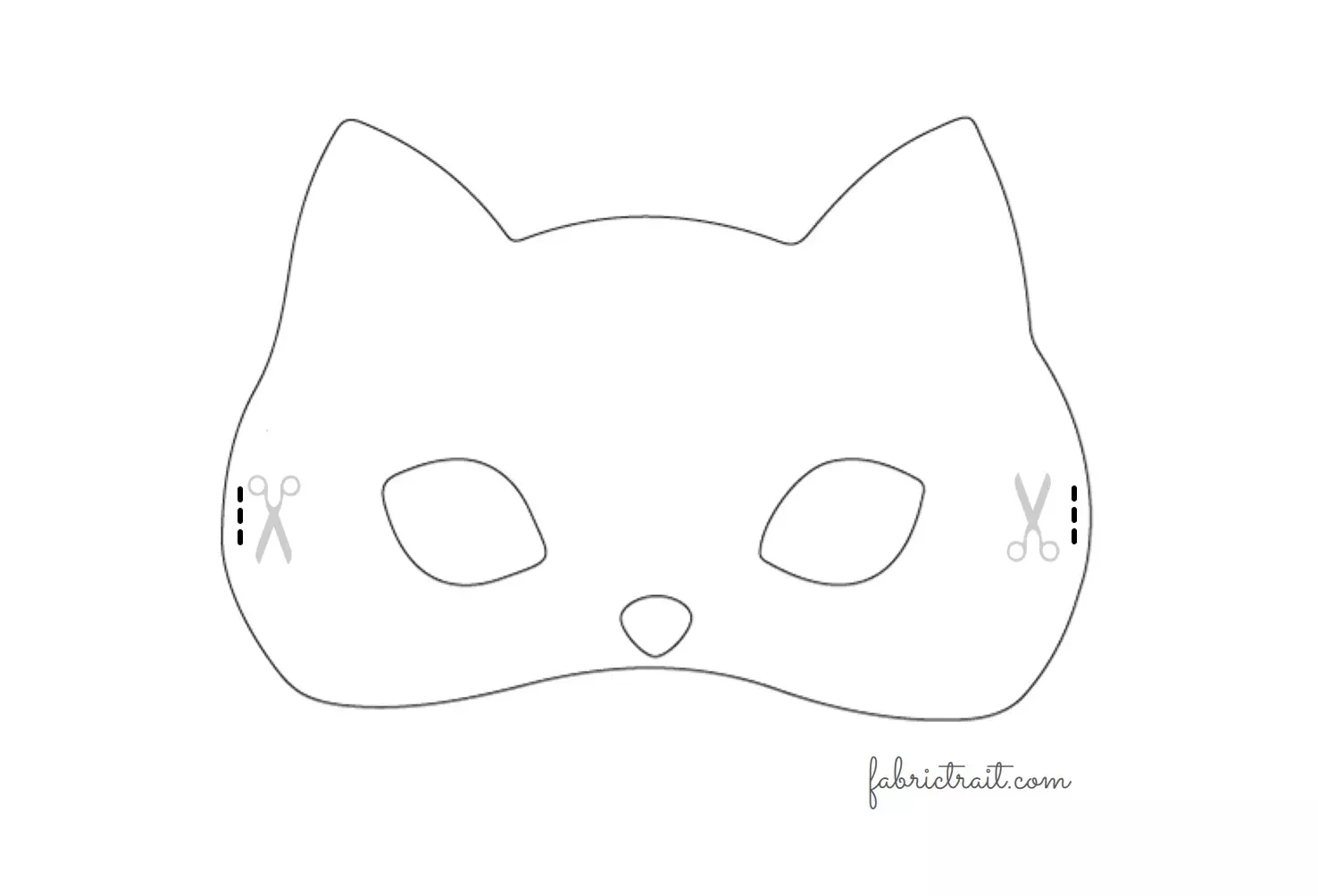 Máscara Gato - passo 3
