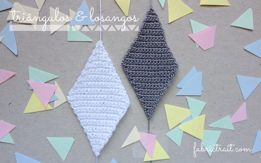 Triângulos & Losangos de Crochet