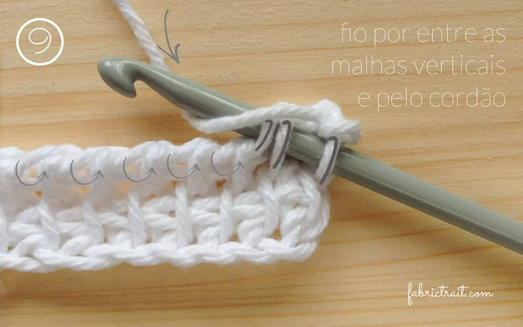 Pontos de Crochet - Crochet Tunisino Simples 7 | crochet tunisino