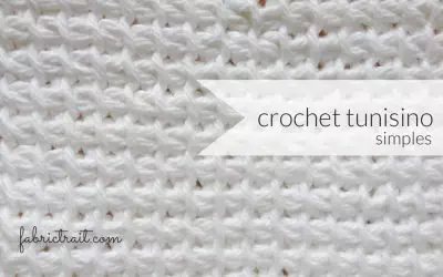 Pontos de Crochet – Crochet Tunisino Simples