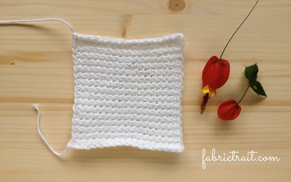Pontos de Crochet - Crochet Tunisino Simples 8 | crochet tunisino